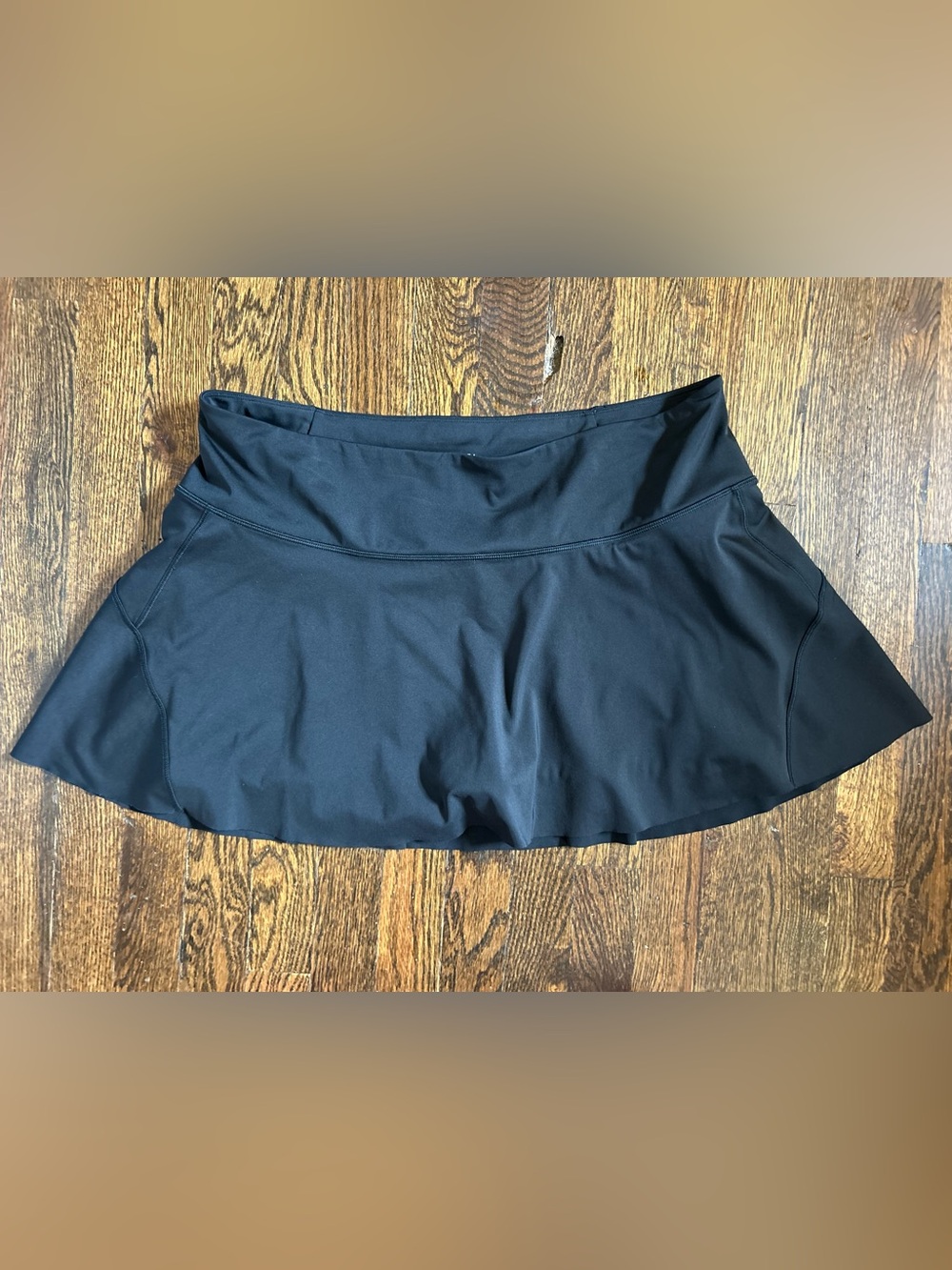 Athleta Black Flared Athletic Skort